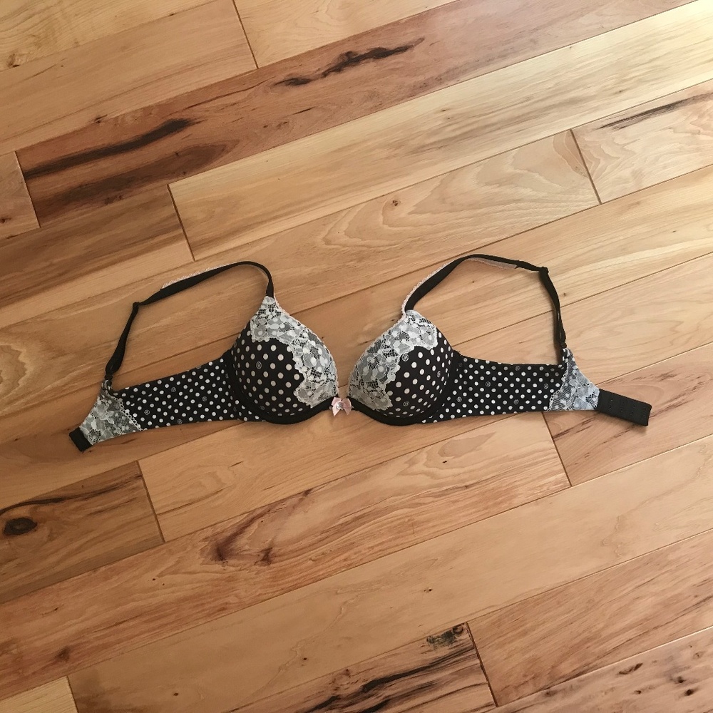 Polka Dot Body By Victoria Pushup Bra, 34B